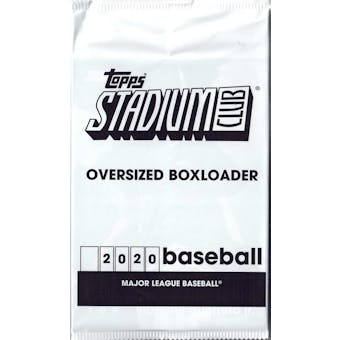 2020 Topps Stadium Club Baseball Oversized Boxloader Pack