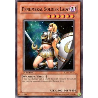 Yu-Gi-Oh Soul of the Duelist 1st Ed. Penumbral Soldier Lady Super Rare (033)