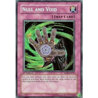 Yu-Gi-Oh Soul of the Duelist 1st Ed. Null and Void Super Rare (057)