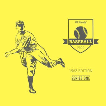 2020 Hit Parade Baseball 1963 Edition - Series 1 - 10 Box Hobby Case /211 - Rose RC - Mantle