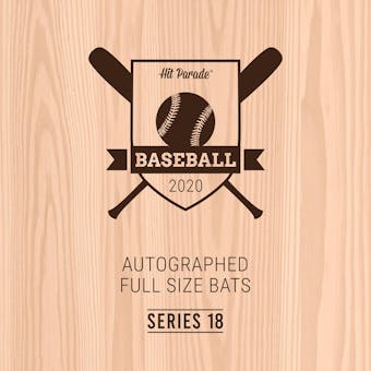 2020 Hit Parade Autographed Baseball Bat Hobby Box - Series 18 - Acuna Jr., Yelich & Willie Mays!!!