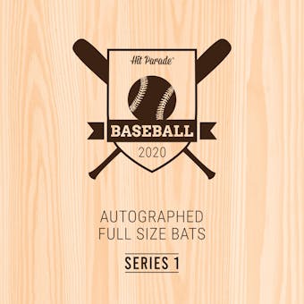 2020 Hit Parade Autographed Baseball Bat Hobby Box - Series 1 - Mike Trout & Fernando Tatis Jr.!!!