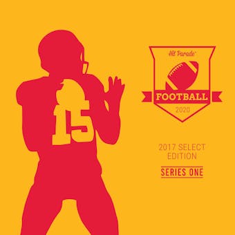 2020 Hit Parade '17 Select Silver Series 1 Football Hobby Box /100 TWO MAHOMES ROOKIES!!! (SHIPS 10/16)