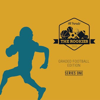 2019/20 Hit Parade The Rookies Graded Football Edition - Series 1 - 10-Box Hobby Case /100 Kyler-Mahomes-Marin