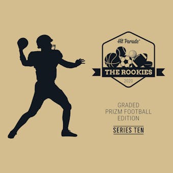 2020 Hit Parade The Rookies Prizm Football Edition Series 10 Hobby 10-Box Case /100- Mahomes-Lamar-Allen