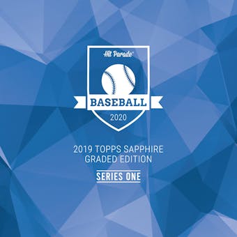 2020 Hit Parade '19 Topps Sapphire Edition Series 1 Baseball Hobby Box /140 Tatis-Vlad-Alonso