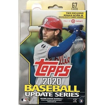 2020 Topps Update Series Baseball Hanger Box (Ronald Acuna Jr. Highlights!)