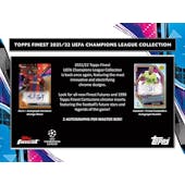 2021/22 Topps Finest UEFA Champions League Soccer Hobby 8-Box Case (Presell)