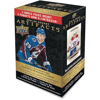 2021/22 Upper Deck Artifacts Hockey 7-Pack Blaster Box (Presell)
