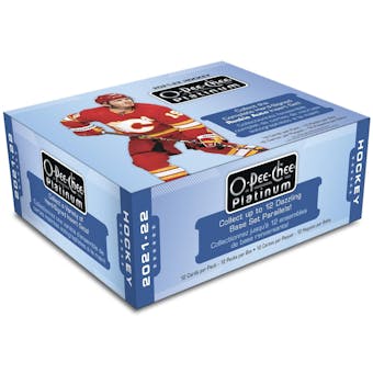 2021/22 Upper Deck O-Pee-Chee Platinum Hockey Hobby Box (Presell)