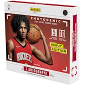 2021/22 Panini Photogenic Basketball Hobby 3-Box- DACW Live 6 Spot Random Division Break #2