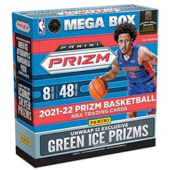 2021/22 Panini Prizm Basketball Mega 20-Box Case (Fanatics) (Green Ice Prizms!)