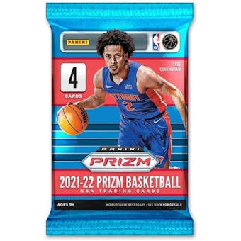2021/22 Panini Prizm Basketball Retail Pack