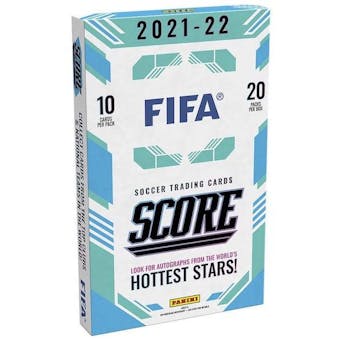 2021/22 Panini Score FIFA Soccer Retail 20-Pack Box