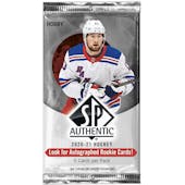 2020/21 Upper Deck SP Authentic Hockey Hobby Pack