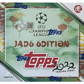 2021/22 Topps UEFA Champions League Jade Edition Soccer Hobby Box