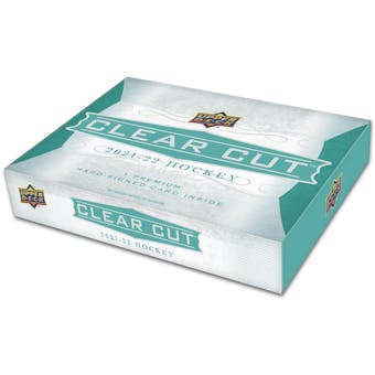 2021/22 Upper Deck Clear Cut Hockey Hobby 15-Box Case (Presell)