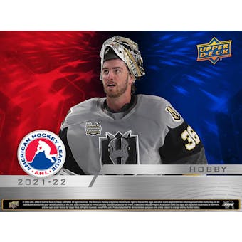 2021/22 Upper Deck AHL Hockey Hobby Box (Presell)
