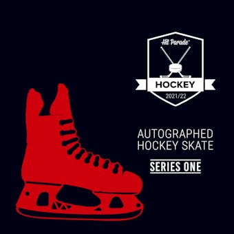 2021/22 Hit Parade Autographed Hockey Skate Hobby Box - Series 1 - McDavid, Ovechkin, & Jagr!! (Ships 5/19)