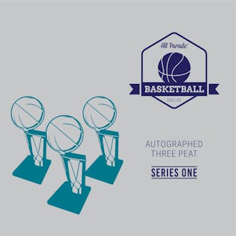 2021/22 Hit Parade Autographed THREE PEAT Basketball Hobby Box - Series 1 - Giannis, Luka, Ja & Steph!!!