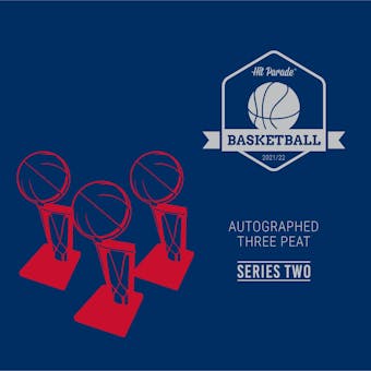 2021/22 Hit Parade Autographed THREE PEAT Basketball Hobby Box - Series 2 - Luka, Morant, Curry & Durant!!!