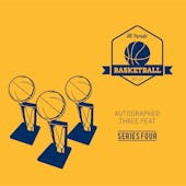 2021/22 Hit Parade Autographed THREE PEAT Basketball Hobby Box - Series 4 - Wilt, Luka, Ja & Giannis!!!