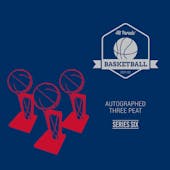 2021/22 Hit Parade Auto THREE PEAT Basketball Series 6 - 3-Box- DACW Live 30 Spot Random Team Break #1