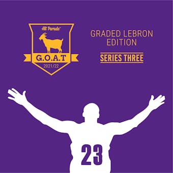 2021/22 Hit Parade GOAT LeBron Graded Edition - Series 3 - Hobby Box /100