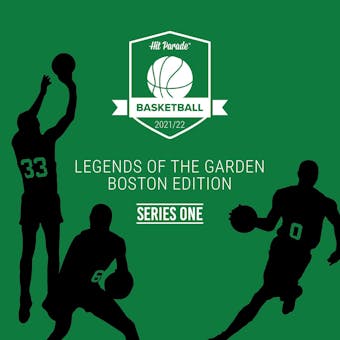2021/22 Hit Parade Basketball-Legends of the Garden: Boston Edition-Series 1-Hobby Box /100 Russell-Bird