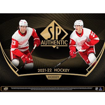 2021/22 Upper Deck SP Authentic Hockey Hobby 16-Box Case (Presell)