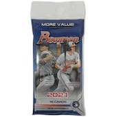 2021 Bowman Baseball Jumbo Value Pack (19 Cards)