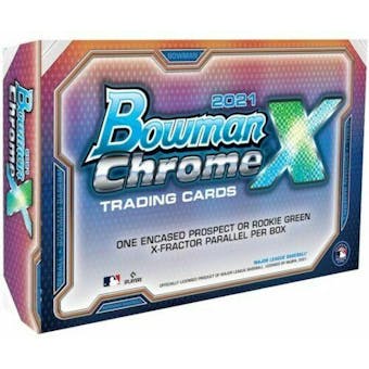 2021 Bowman Chrome X Baseball Hobby Box