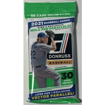 2021 Panini Donruss Baseball Jumbo Value Pack (Lot of 12)