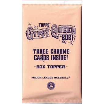 2021 Topps Gypsy Queen Baseball Topper Pack (Three Chrome Cards!)