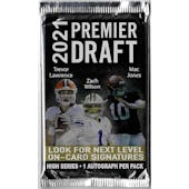 2021 Sage Hit Premier Draft High Series Football Hobby Pack