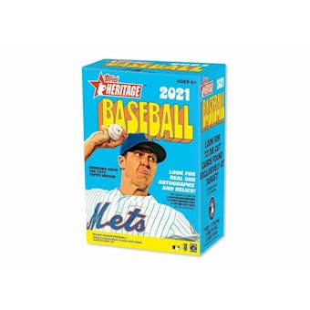 2021 Topps Heritage Baseball 8-Pack Blaster Box (Lot of 10)