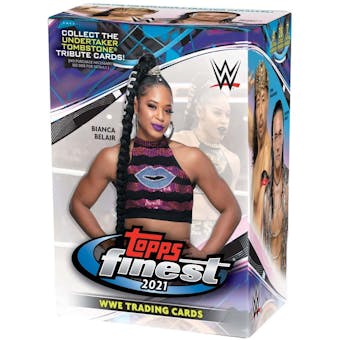 2021 Topps WWE Finest Wrestling 7-Pack Blaster Box