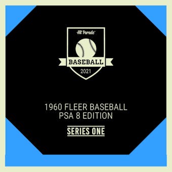 2021 Hit Parade 1960 Fleer Baseball PSA 8 Edition Hobby Box /79 Ruth-Williams-Gehrig-Cobb (SHIPS 1/21)