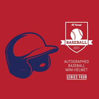 2021 Hit Parade Autographed Baseball Mini Helmet Hobby Box - Series 4 - Mike Trout, Albert Pujols, & Ichiro!!!
