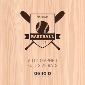 2021 Hit Parade Autographed Baseball Bat Hobby Box - Series 13 - Trout, Soto, Tatis Jr. & Bellinger!!!