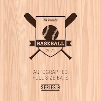 2021 Hit Parade Autographed Baseball Bat Hobby Box - Series 9 - Mike Trout, Acuna Jr. & Soto!!!
