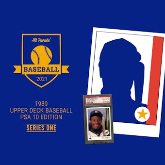 2021 Hit Parade 1989 Baseball PSA 10 Edition Series 1 Hobby Box /200 GRIFFEY RC!