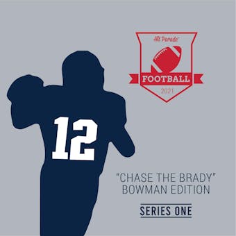 2021 Hit Parade "Chase the Brady" Bowman Edition Series 1 Hobby Box /80 (SHIPS 11/19)