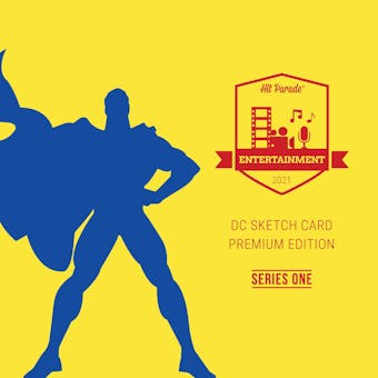2021 Hit Parade DC Sketch Card Premium Edition Hobby Box - Series 1 - 1 DC SKETCH CARD PER BOX!