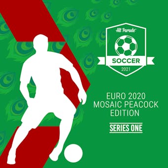 2021/22 Hit Parade Euro 2020 Mosaic Peacock Edition - Series 1 - Hobby Box /100 - Ronaldo-Mbappe