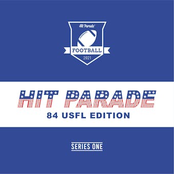 2021 Hit Parade 1984 USFL Edition Series 1 Hobby Box /132 YOUNG-WHITE-KELLY