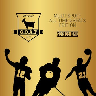 2021/22 Hit Parade GOAT All-Time Greats Multi-Sport Edition - Series 1 - Hobby Box /50 Jordan-Brady-Mantle