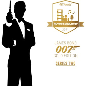 2021 Hit Parade James Bond 007 Gold Edition - Series 2 - Hobby Box /100 Craig-Moore-Dench