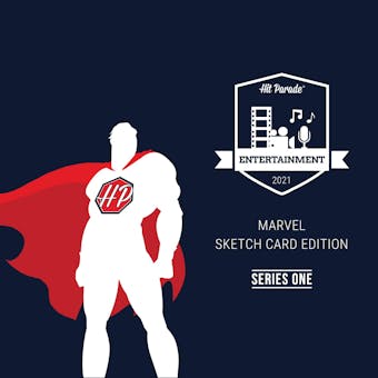 2021 Hit Parade Marvel Sketch Card Edition Hobby Box - Series 1 - 1 MARVEL SKETCH CARD PER BOX!