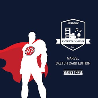 2021 Hit Parade Marvel Sketch Card Edition Hobby Box - Series 3 - 1 MARVEL SKETCH CARD PER BOX!